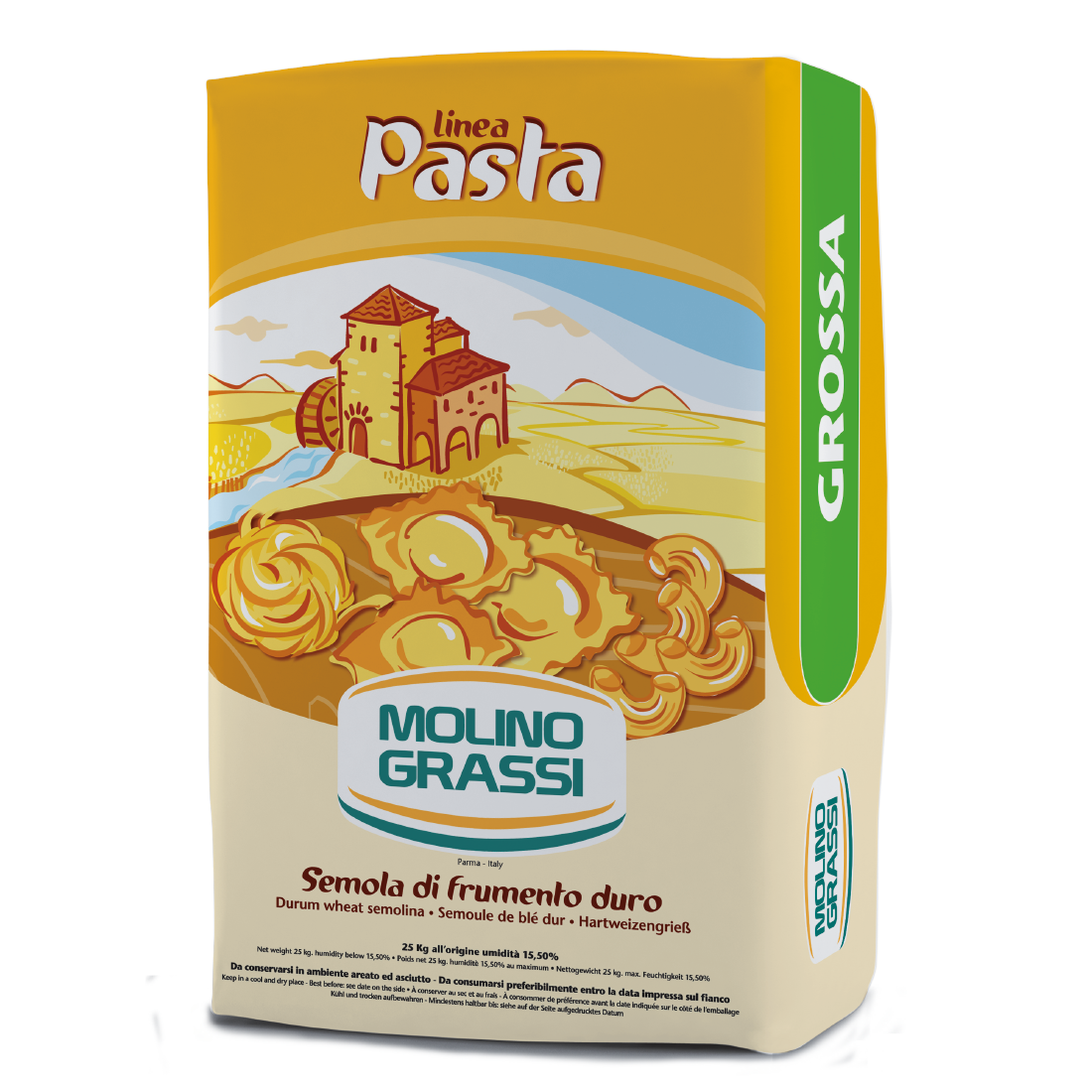 Miscela per pane casereccio (con semola) 1kg - MOLINO F.LLI CHIAVAZZA SPA -  MyBusinessCibus